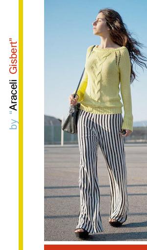 cómo combino los pantalones de rayas negras y blancas que están tendencia esta primavera 2012? – Community & Posicionamiento Web Alicante y Murcia